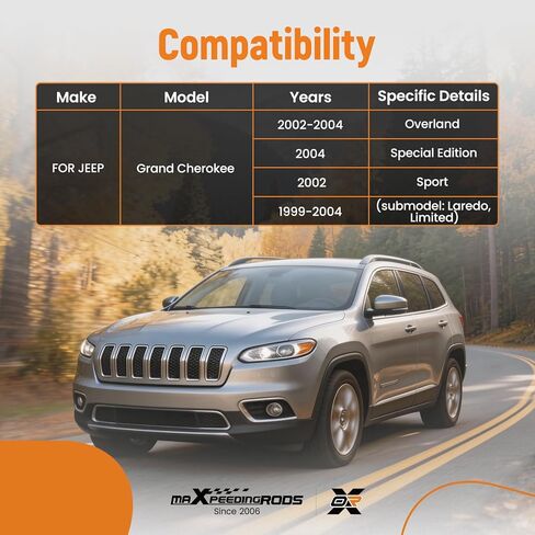maXpeedingrods Front Track Bar for Jeep Grand Cherokee 1999-2004, 52088305AB Suspension Track Bar in Kuwait