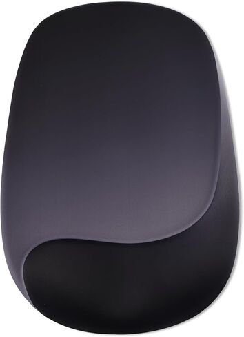 Mouse Pad with Wrist Rest Support, Ergonomic Mousepad with Comfortable Gel Cushion, Gaming Mouse Pad with Non-Slip PU Base, Relieve Pain Relief, for Home Office Computer Laptop, Black in Saudi Arabia
