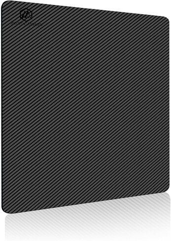 MONOCARBON Real Carbon Fiber Mouse Pad,High-End Professional Gaming Esports Mouse Pad for Desk,Sensitive/Sweatproof/Dirt Resistant/Easy to Clean/Heat Resistant-Small(9.1 * 7.7in) in Saudi Arabia