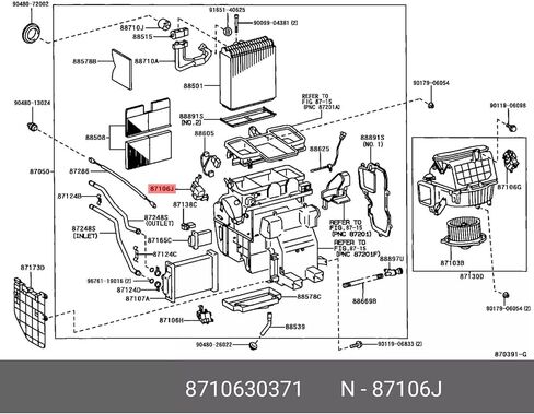 Auto Part Accessories for GS400 RX300 063700-7470 F04085 73134 604906 Car Climate Control Damper Servo Climate Control Actuator in Kuwait