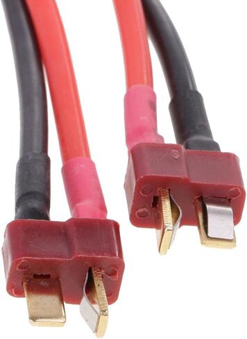 2 Pcs MPX Multiplex to T-Plug Deans Style Male Connector Adapter 14AWG Wire for RC Vehicles in Saudi Arabia