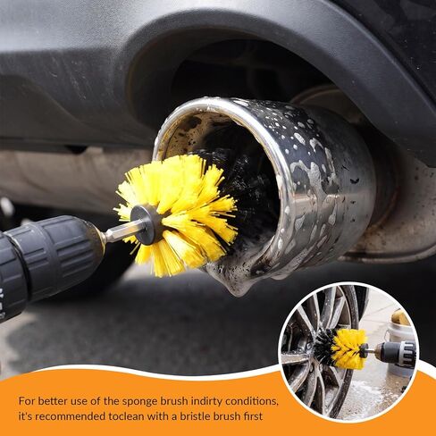 8 Pcs Aluminum Polishing Kit Foam Sponge Polishings Balls with Handheld Extension Holder, Wheel Polishing Kit for Drills Car Wheel and Polisher Kits for Household Standard Hand Drills in Saudi Arabia