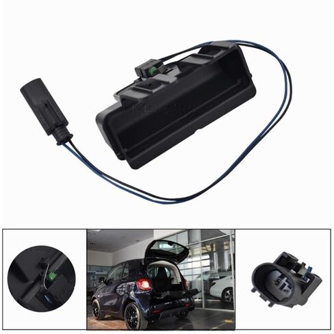 مشغل مزلاج صندوق السيارة متوافق مع Smart for Fortwo Car غطاء التمهيد الخلفي للباب الخلفي، مفتاح فتح صندوق السيارة، مقبض الباب الخلفي، زر مفتوح، غطاء صندوق السيارة، مشغل مزلاج الرفع in Kuwait