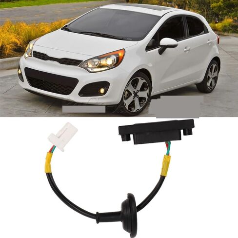 مفتاح تحرير الباب الخلفي للسيارة متوافق مع Hyundai 81260-1W220 812602L000 غطاء صندوق السيارة الخلفي قفل تحرير مقبض صندوق السيارة زر فتح الباب الخلفي in Kuwait