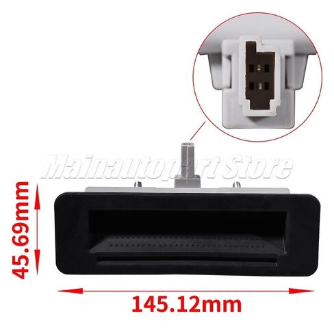 مفتاح تحرير الباب الخلفي للسيارة متوافق مع Vectra for Caravan for Signum 2003-2008 13266127 13266126 13107621 مفتاح تحرير صندوق الأمتعة الخلفي الأسود in Kuwait