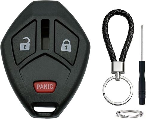 استبدال حافظة Key Fob Shell لـ Mitsubishi Eclipse 2006-2012 Endeavour 2006-2011 Galant 2006-2012 Lancer Outlander 2007-2013 غطاء لوحة المفاتيح عن بعد للدخول بدون مفتاح - لا يتطلب القطع (4 أزرار) in Kuwait