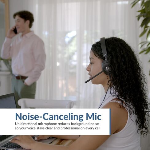 سماعة رأس CA Essential Bluetooth (HS-2000BT) - سماعة رأس لاسلكية احترافية مُحسَّنة لمنصات UC، وتقنية ANC وENC تضمن جودة الصوت للمكالمات والموسيقى، وأدوات التحكم في سماعة الأذن، ومريحة in Kuwait