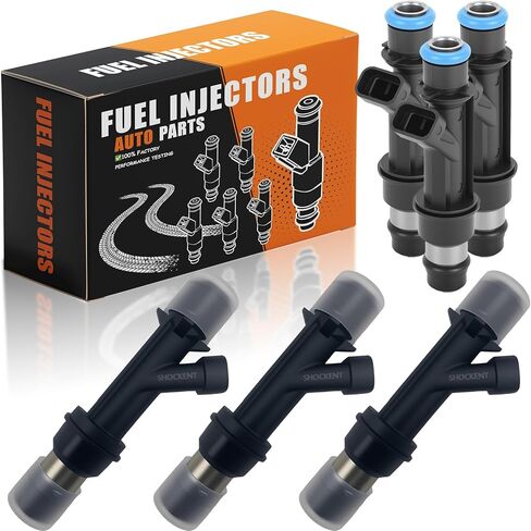 FJ319 Upgraded 4.2L 4-hole Fuel Injectors,Fit for:-Chevy Trailblazer 2002-2007 4.2L; Fit for:-GMC Envoy 2002-2007 4.2L; Fit for:-BUICK Rainier 2004-2007 4.2L #Replace:FJ10578-6Pcs in Saudi Arabia