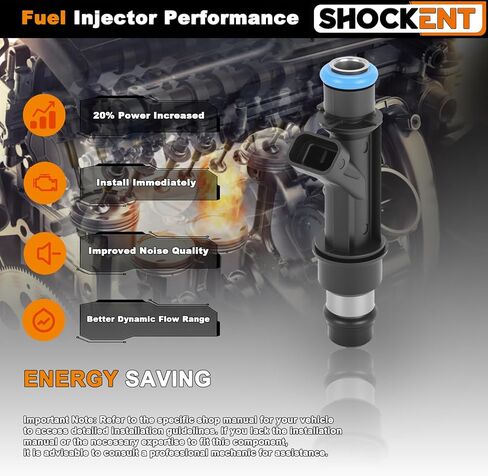 FJ319 Upgraded 4.2L 4-hole Fuel Injectors,Fit for:-Chevy Trailblazer 2002-2007 4.2L; Fit for:-GMC Envoy 2002-2007 4.2L; Fit for:-BUICK Rainier 2004-2007 4.2L #Replace:FJ10578-6Pcs in Saudi Arabia