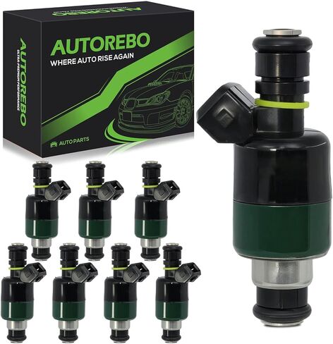 Fuel Injectors Set of 8 Compatible with Chevrolet Impala Camaro Corvette Caprice, Cadillac Fleetwood Commercial Chassis & Buick Roadmaster & Pontiac Firebird, V8 5.7L# FJ164 17121068 17106258 17120254 in Saudi Arabia