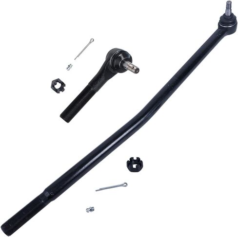 ديترويت المحور - 4WD 2 قطعة مجموعة وصلة السحب الأمامية لـ 1998-1999 دودج رام 2500 3500، نهاية قضيب الربط الداخلي لجانب الركاب واستبدال وصلة السحب in Kuwait