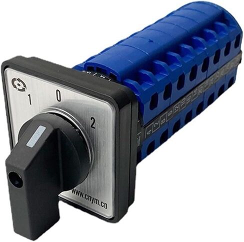 3-Position ON-Off-ON 8-Pole 20A LW26-20/8 LW28 YMW26 عكس مزدوج التيار الكهربائي مجموعة دوارة اختيار كام التبديل (تخصيص) in Kuwait