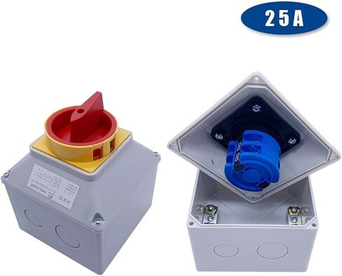 LW26GS-25/2M مفتاح تشغيل وإيقاف الكاميرا الدوارة مع صندوق مقاوم للماء وإيقاف تشغيل الطاقة وتحكم رئيسي 690 فولت 25 أمبير in Kuwait