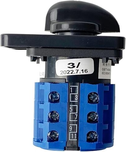 CA10 Voltmeter cam Switch 3-Phase 4-Wire 7-bit 20A 690V Conversion Rotary selector 12 terminals LW26 YMW26 in Kuwait
