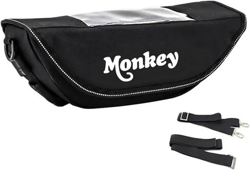 Motorcycle Accessory Waterproof And Dustproof Handlebar Storage Bag Navigation Bag For Honda Monkey 125 Monkey 125Z (Color : Logo) in Saudi Arabia