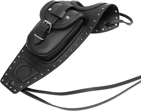 حقيبة تخزين غطاء خزان الزيت والجلد الأمامي باللون الأسود للدراجة النارية Harley Sportster Iron XL 883 1200 ثمانية وأربعين وسبعين اثنين in Kuwait