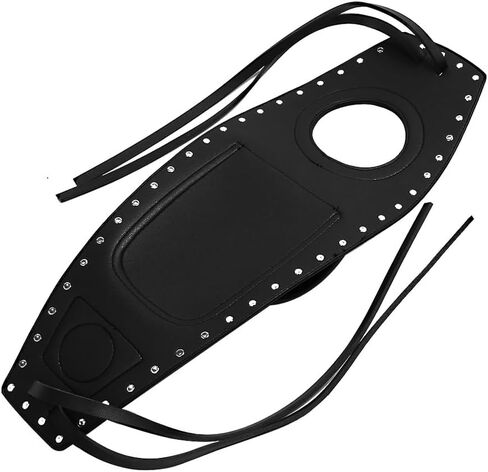حقيبة تخزين غطاء خزان الزيت والجلد الأمامي باللون الأسود للدراجة النارية Harley Sportster Iron XL 883 1200 ثمانية وأربعين وسبعين اثنين in Kuwait