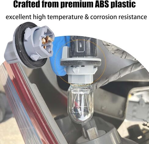 33302-S5A-A01 33302S5AA01 T20 Brake Tail Light Turn Signal Bulb Socket Plug Connector Compatible with Honda CR-V, Compatible with Civic, fit for Odyssey, fit for Element 2002-2016 in Saudi Arabia