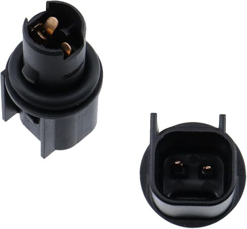 2PCS Back Side Marker Light Socket Plug Replacement Compatible with Ford Fiesta 2011-2013, for Ford Mustang 2005-2021 OE 6R3Z-13411-BA 6R3Z13411BA,Black in Saudi Arabia