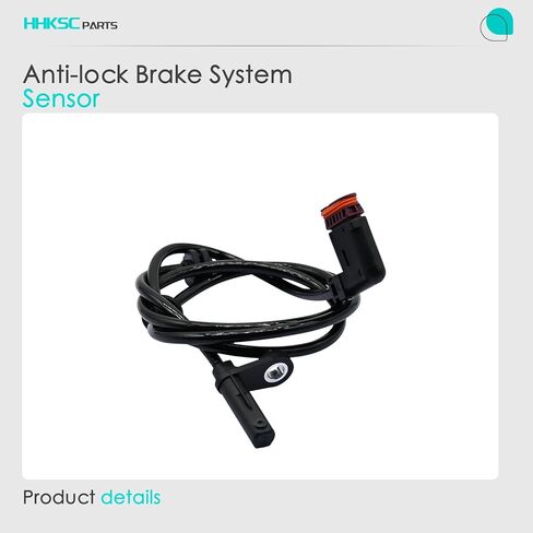 2pcs Rear Left and Right ABS Wheel Speed Sensor Compatible with Mercedes Benz C230 C250 C280 C300 C350 C63#2045400317 ALS1858 08 09 10 11 12 13 14 15 2008 2009 2010 2011 2012 2013 2014 2015 in Kuwait