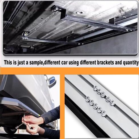 2PCS Black Running Board fits for Dodge Durango 2011-2026 Side Step Nerf Bars Rail Accessories Pedal Protector Aluminum with Brackets in Saudi Arabia