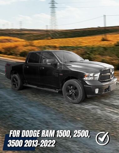 Running Board End Caps for Dodge Ram 1500 2500 3500 Crew Cab 2013-2022-Side Step Pad Replacement Covers Fit OE Number 68193113AA in Saudi Arabia