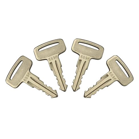 4PCS Ignition Switch Keys 6898 Compatible with Wacker Neuson Trench Roller Tennant Sweeper Generac Manitou Equipment in Saudi Arabia