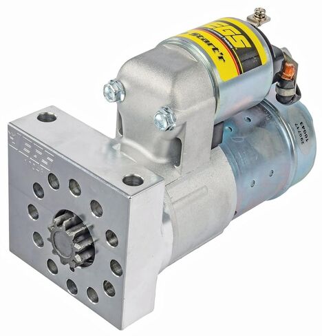 JEGS GM LS-Series Mini Starter | محركات السواعد تصل إلى 11:1 ضغط | كتلة الألمنيوم الخام | صنع في الولايات المتحدة الأمريكية | تتضمن البراغي والرقائق وأدوات التثبيت in Kuwait
