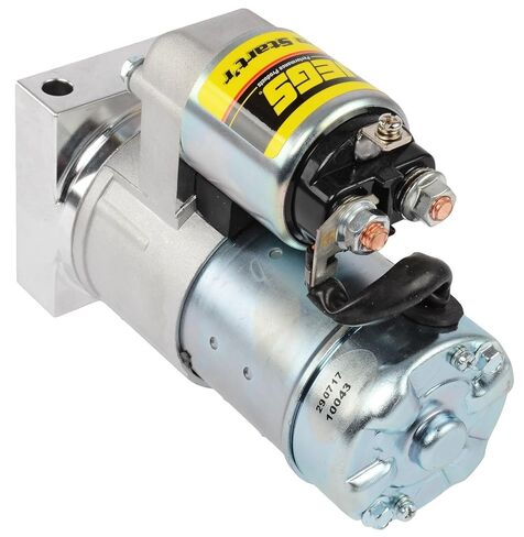 JEGS GM LS-Series Mini Starter | محركات السواعد تصل إلى 11:1 ضغط | كتلة الألمنيوم الخام | صنع في الولايات المتحدة الأمريكية | تتضمن البراغي والرقائق وأدوات التثبيت in Kuwait