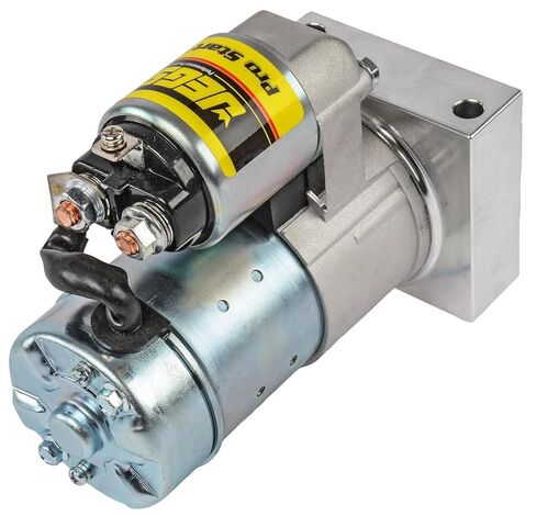 JEGS GM LS-Series Mini Starter | محركات السواعد تصل إلى 11:1 ضغط | كتلة الألمنيوم الخام | صنع في الولايات المتحدة الأمريكية | تتضمن البراغي والرقائق وأدوات التثبيت in Kuwait