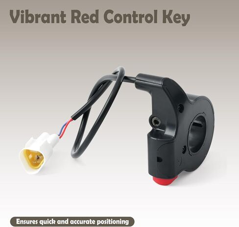 Electric Dirt Bike Headlight Switch Compatible with Yozma in 10, W/Cable Plug & Play E-Bike Accessories Replacement Part Motorcycle Light On/Off Switch in Kuwait