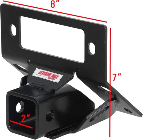 Extreme Max 5600.3389 ATV Front Lower 2" Receiver Kit with Receiver Bracket and Hardware for Can-Am Defender 4-Wheeler in Kuwait