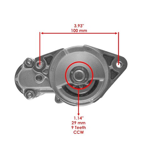 Caltric Starter Compatible with John Deere Mower F525 F710 Gs75 Hd75 17Hp in Kuwait