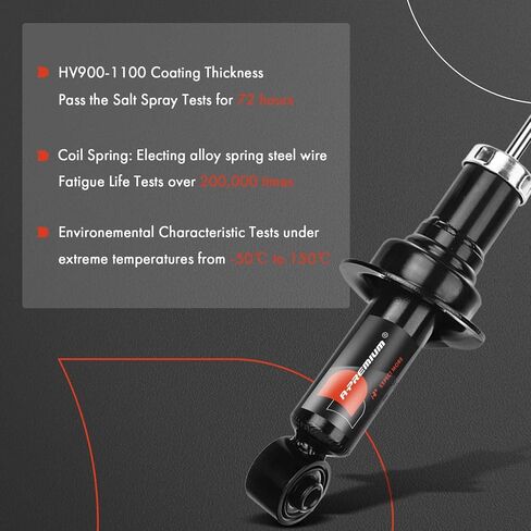 A-Premium Rear Pair (2) Shock Strut Assembly Compatible with Mazda Miata 1999-2005, L4 1.8L, Without Sport Package, Driver and Passenger Side in Kuwait