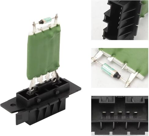 Heater Fan Blower Resistor Compatible with Peugeot Partner 2008-2016 Heater Blower Fan Resistor 5 Pin Blower Motor Resistor 6480 55 in Saudi Arabia