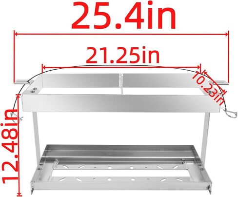 Fuel Jug Container Holder Heavy Duty Trailer Gas Can Container Thickened Fuel Can Holder Accommodate 2 5-Gal Compatible with VP Racing Fuel Jug 5.5 Gallon Suitable for Trailers Work Areas in Kuwait