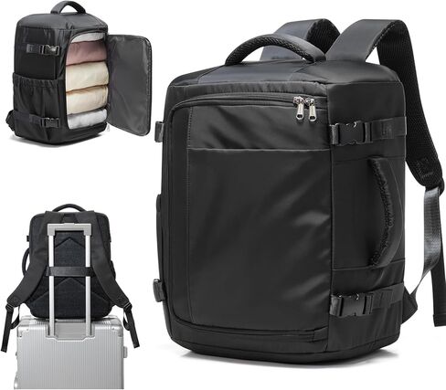 suwasp Travel Backpack for Women Men,Ryanair Backpack 40x30x20CM Airline Approved Personal Item Travel Bag, Carry On Backpack Fits 14 Inch Laptop, 180° Opening, Fits Flight Underseat, Light Purple in Saudi Arabia