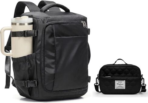 suwasp Travel Backpack for Women Men,Ryanair Backpack 40x30x20CM Airline Approved Personal Item Travel Bag, Carry On Backpack Fits 14 Inch Laptop, 180° Opening, Fits Flight Underseat, Light Purple in Saudi Arabia