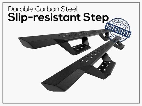 لوحات تشغيل APS Black Overland Slider Tubular Drop Steps Style Nerf Bars متوافقة مع Chevy Colorado GMC Canyon 2015-2022 Extended Cab in Kuwait
