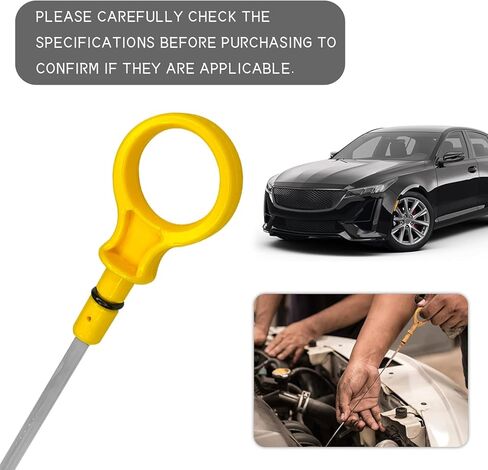 Oil Dipstick, Engine Oil Tank Dipstick Level Indicator Replaces for OEM# CJ5Z-6750-A Compatible with Ford Focus Explorer Edge Escape Fusion Taurus & Lincoln MKC MKT MKX MKZ 2.0L EcoBoost Engine in Saudi Arabia