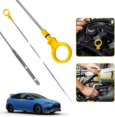 Oil Dipstick, Engine Oil Tank Dipstick Level Indicator Replaces for OEM# CJ5Z-6750-A Compatible with Ford Focus Explorer Edge Escape Fusion Taurus & Lincoln MKC MKT MKX MKZ 2.0L EcoBoost Engine in Kuwait