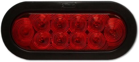 Jammy J-66-RK 6" Oval Red LED Stop Tail Turn Light Multi-Function in Kuwait