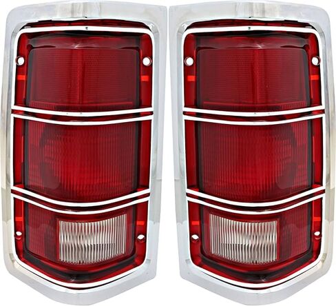 ل دودج D100 D150 D250 D350 W100 W150 W250 W350 تريل داستر Ramcharger 1981-1987 أضواء خلفية مجموعة مصابيح السائق والركاب الجانب in Kuwait