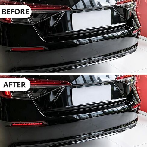 LED Rear Bumper Reflector Fog Lights Turn Signal Lights Brake Lights Tail Lights Compatible with Honda Civic 11th Gen 2022-2026 - Plug and Play in Kuwait