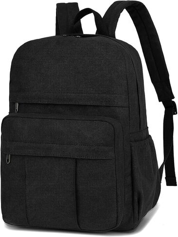 Canvas Backpack for Women and Men Retro Rucksack Casual Daypacks Laptop Backpacks in Saudi Arabia
