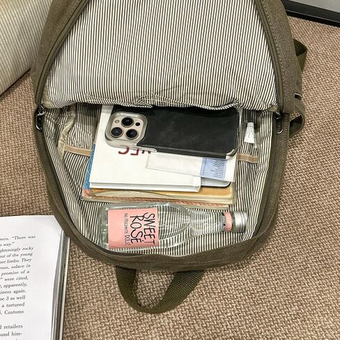 Canvas Backpack for Women and Men Retro Rucksack Casual Daypacks Laptop Backpacks in Saudi Arabia