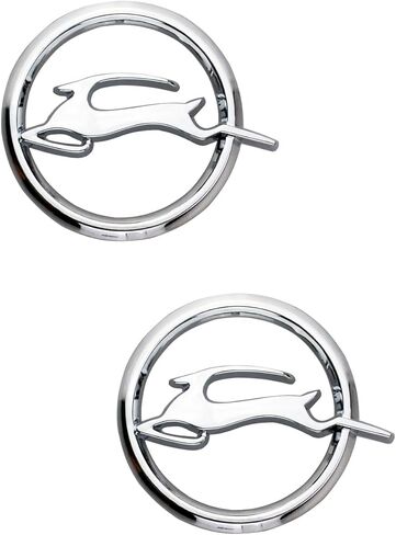 Pair Set 1964 Impala Rear Quarter Panel Deer Emblems 3D Badge Replacement for Impala (Chrome) in Kuwait