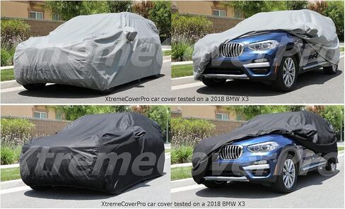 Car Cover fits 2021 2022 2023 2024 2025 Toyota Corolla Cross XTREMECOVERPRO Diamond Series Grey with Cable and Lock kit in Kuwait