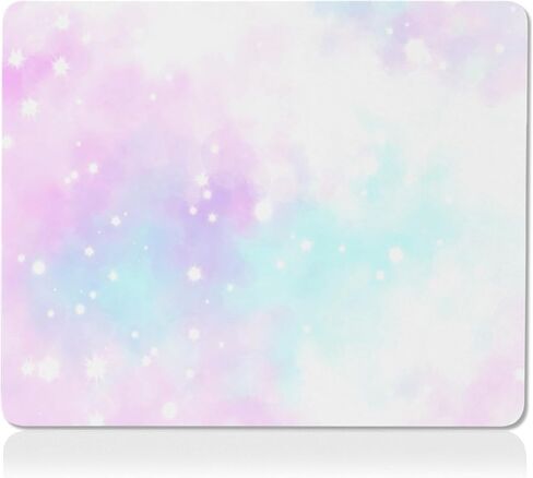 Mouse Pad, Blue Ombre Cloud Abstract Pink Pastel 9.5 x 7.9 Inch Non-Slip Gaming Desk Mat, Laptop Computer Mousepad for Office Decor in Saudi Arabia