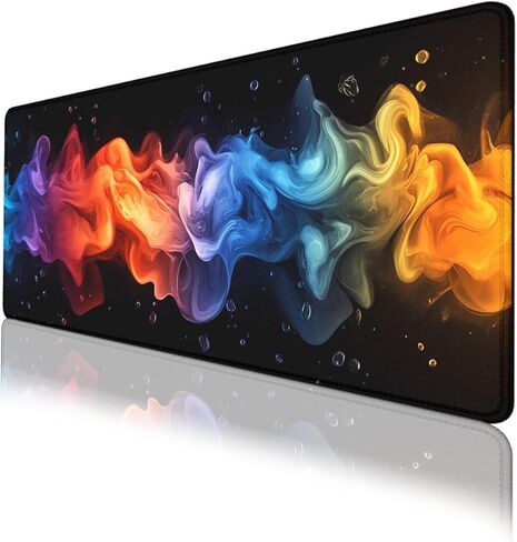 Pond Water Lily Gaming Mouse Pad Green Dream Surface Water Lily Extended Keyboard Mouse Mat for Computer Office, Big Laptop Mouse pad, Gaming Pc 31.5x11.8 in in Saudi Arabia